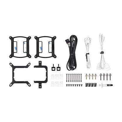 K Cooler Wasserkühlung Thermaltake TH240 V2 Ultra ARGB Sync CPU Liquid Cooler Snow Edition All-In-One