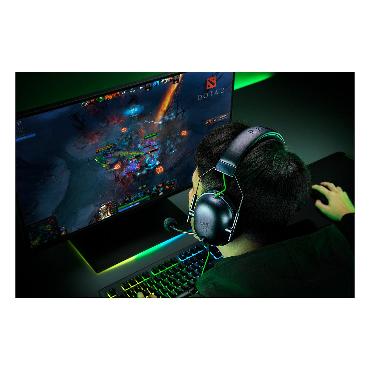 Razer BlackShark V2 X Headset over ear wired black