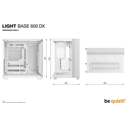 Midi be quiet! Light Base 600 DX white