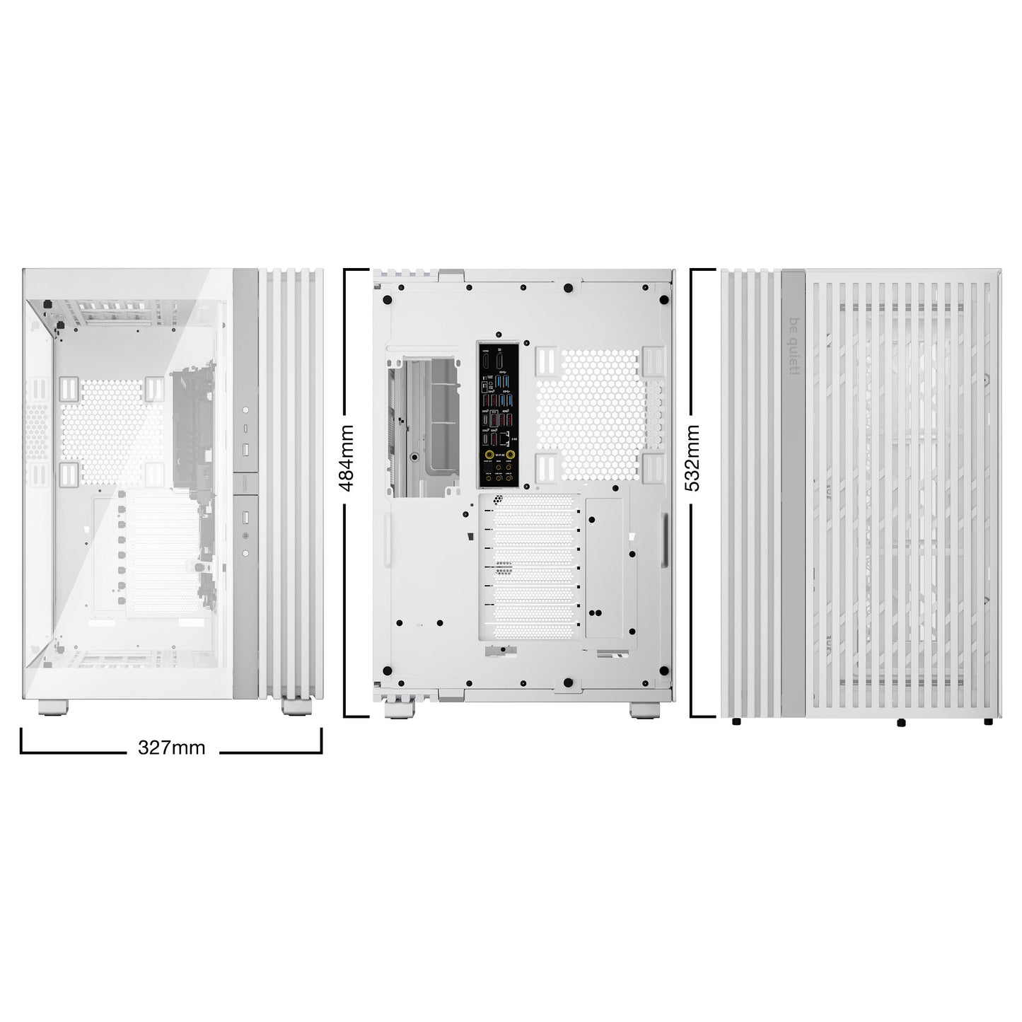 Midi be quiet! Light Base 900 DX white