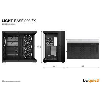 Midi be quiet! Light Base 900 FX black