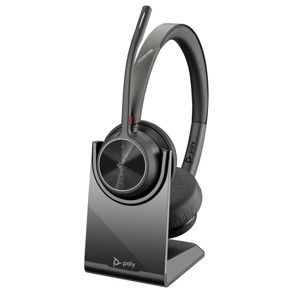 HP Poly Voyager 4320-M Microsoft Teams Certified USB-C Headset +BT700 dongle +Charging Stand (218479-01)