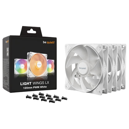 120mm be quiet! LIGHT WINGS LX PWM White Triple-Pack