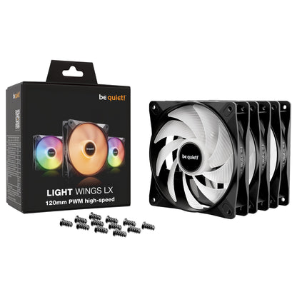 120mm be quiet! LIGHT WINGS LX PWM high-speed Triple-Pack