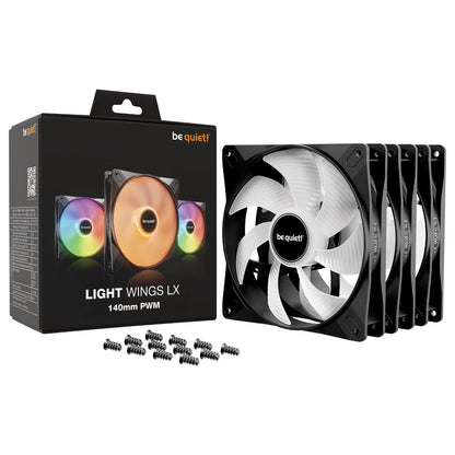 140mm be quiet! LIGHT WINGS LX PWM Triple-Pack