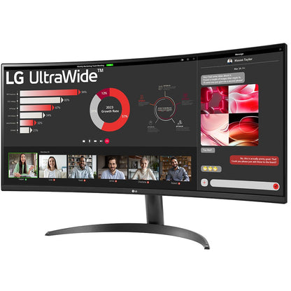 86,42cm/34" (3440x1440) LG 34WR50QK-B Ultra Wide Curved 100 Hz HDR10 5ms 2xHDMI DP