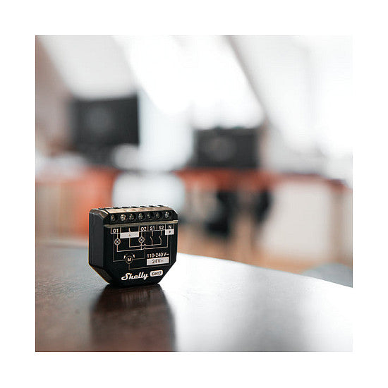 Shelly Relais "2PM Gen3" WLAN max. 16A 2 Kanäle BT Messfunktion Unterputz