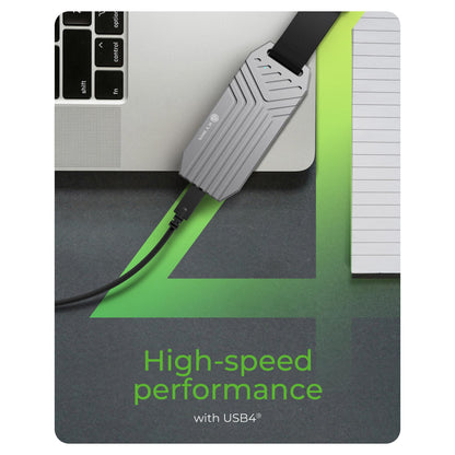 ICY BOX IB-1919M-C42 Externes USB4 Gehäuse für M.2 NVMe SSD Aluminium
