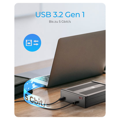 ICY BOX IB-525-U3 Externes USB-B 3.2 Gehäuse für 5,25" SATA Laufwerk