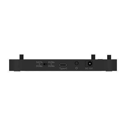 ICY BOX IB-2913MCL-C31 USB-C 3.2 Klon- und DockingStation für 2x M.2 NVMe/SATA SSD und 3,5"/2,5" HDD/SSD