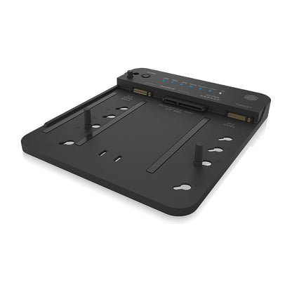 ICY BOX IB-2913MCL-C31 USB-C 3.2 Klon- und DockingStation für 2x M.2 NVMe/SATA SSD und 3,5"/2,5" HDD/SSD