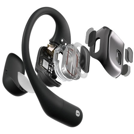Shokz OpenFit Black Bluetooth Wireless Bone Conduction Headset
