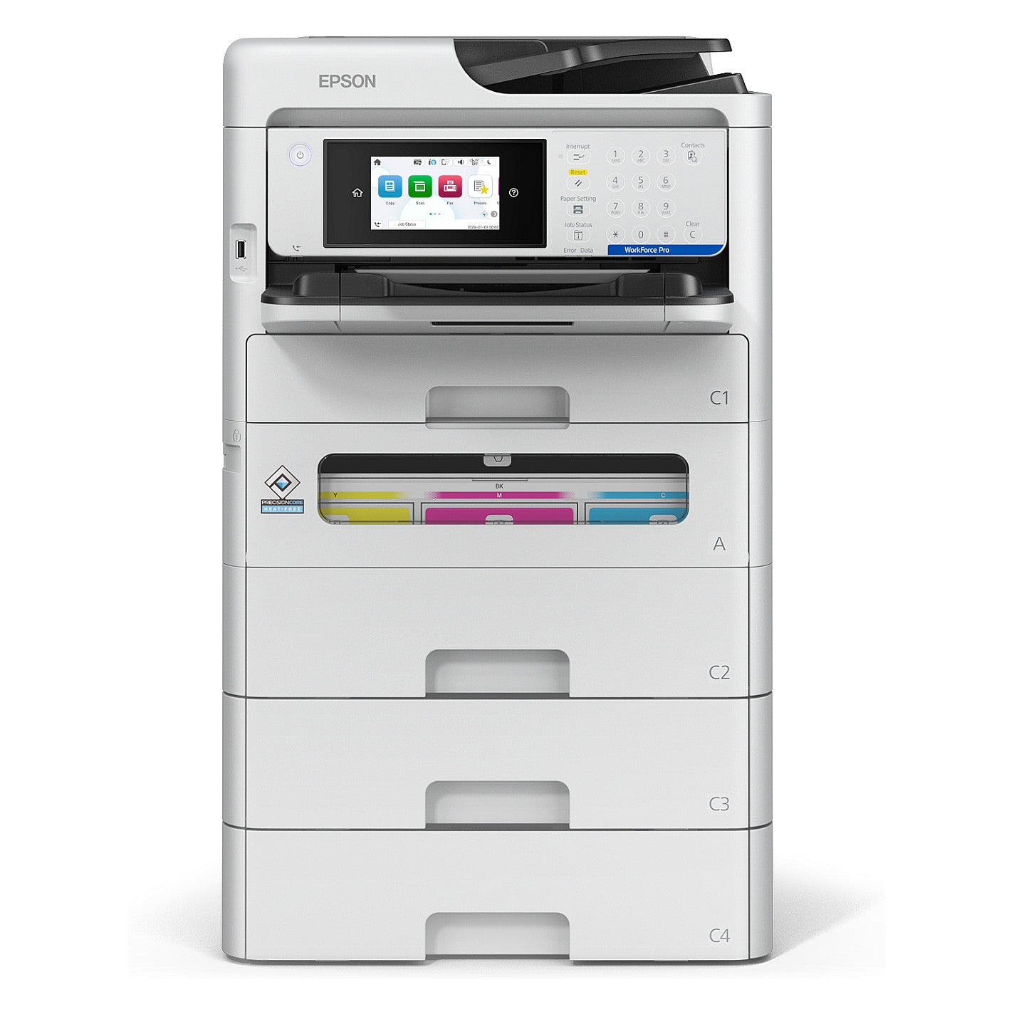 T Epson WorkForce Pro EM-C800RDWF Multifunktionsdrucker USB LAN WLAN 4800 x 1200 dpi 25 Seiten/Min