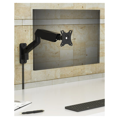 ICY BOX IB-MS103-W Wandhalterung 1 Monitor bis 32" 9kg VESA Schwarz