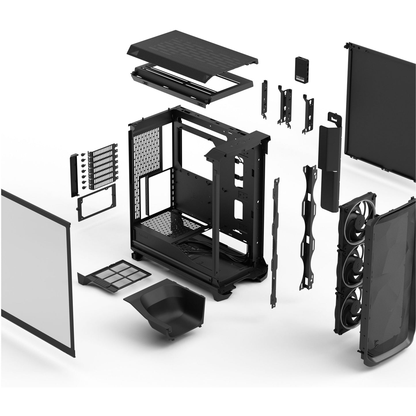 Midi Fractal Design Meshify 3 Ambience Pro RGB Black TG Light Tint