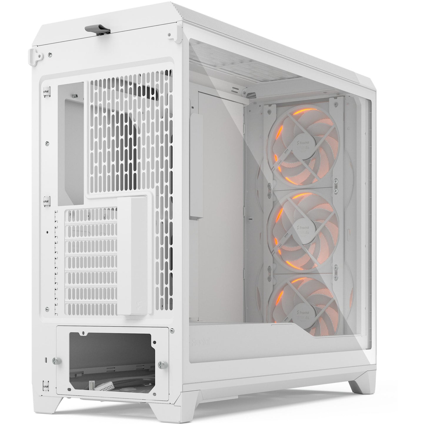Midi Fractal Design Meshify 3 XL White RGB TG Light Tint