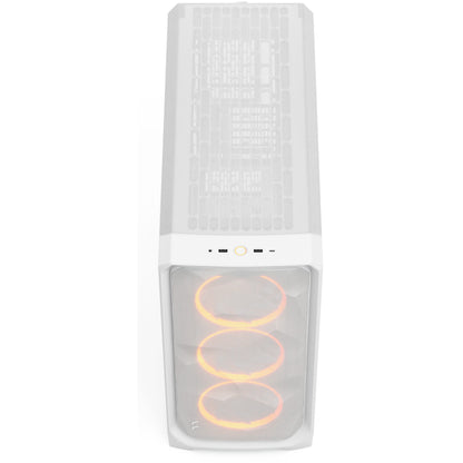 Midi Fractal Design Meshify 3 XL White RGB TG Light Tint