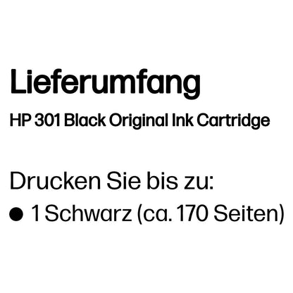 HP Tinte 301 CH561EE Schwarz