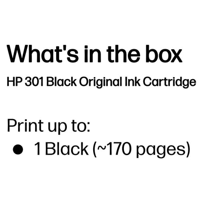 HP Tinte 301 CH561EE Schwarz