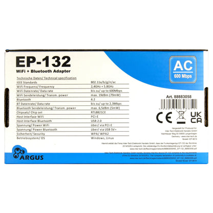 Inter-Tech EP-132 USB 2.0 Netzwerkadapter