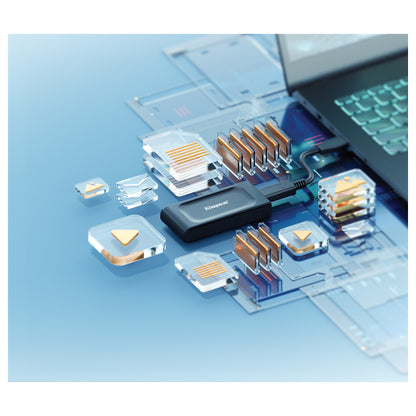 1TB Kingston XS1000 USB 3.2 Gen2 Black