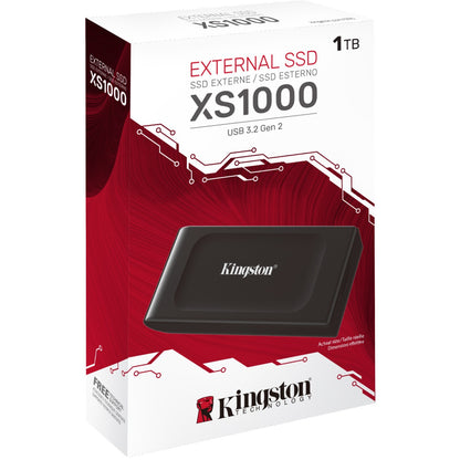 1 TB Kingston XS1000 USB 3.2 Gen2 Schwarz