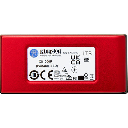 1TB Kingston XS1000 USB 3.2 Gen2 Red