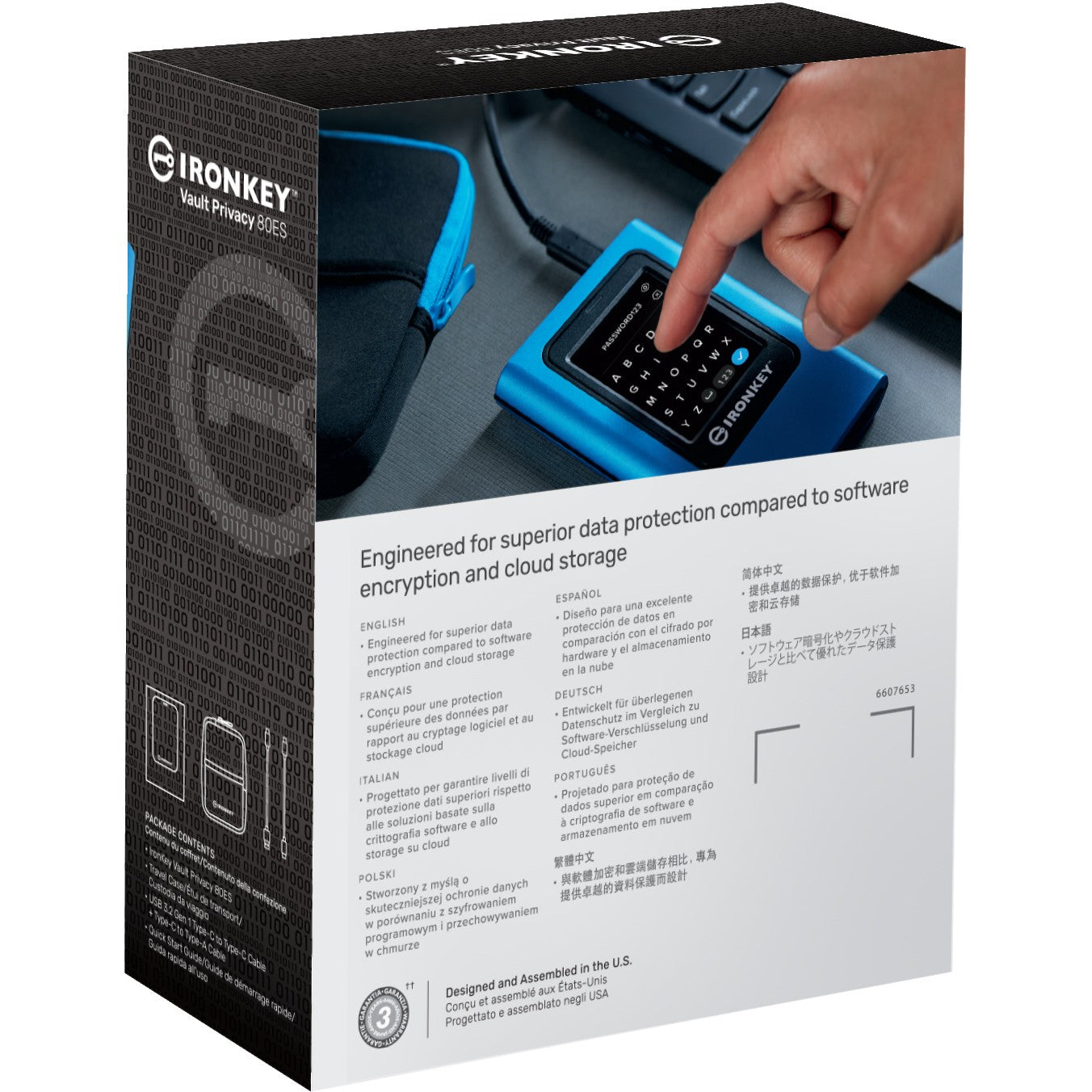960GB Kingston IronKey Vault Privacy 80 USB 3.2 Gen 1