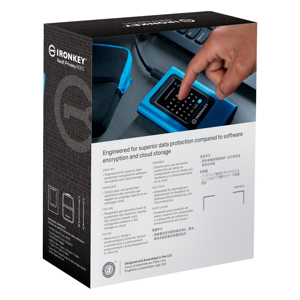 1.92TB Kingston IronKey Vault Privacy 80 USB 3.2 Gen 1