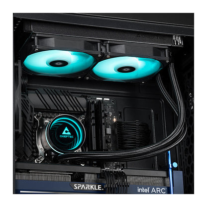 K Cooler Wasserkühlung Chieftec Iceberg 240 RGB multi Cooler | 1700; 1200; 1150; 1151; 1155; 1156; 1851; AM5/4/3+/2+/2