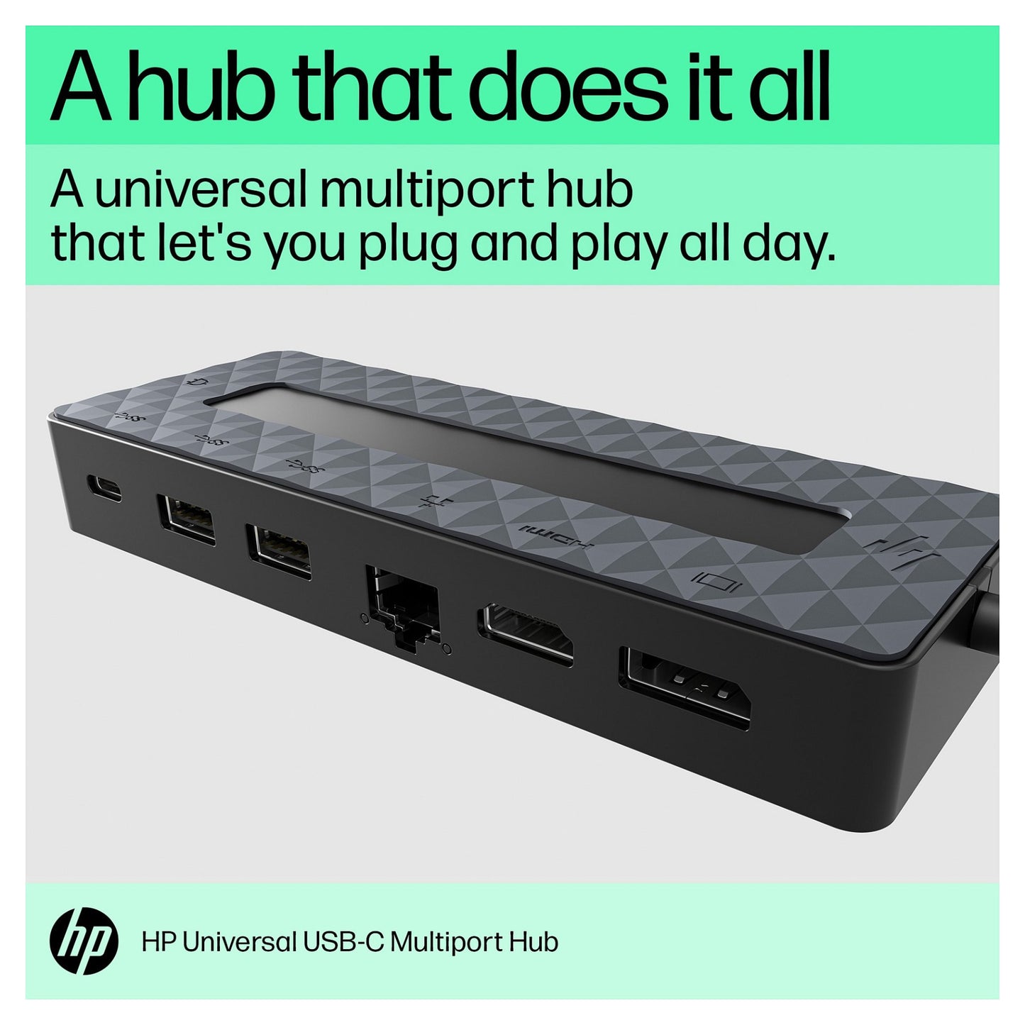 D HP universal USB-C multiport HUB