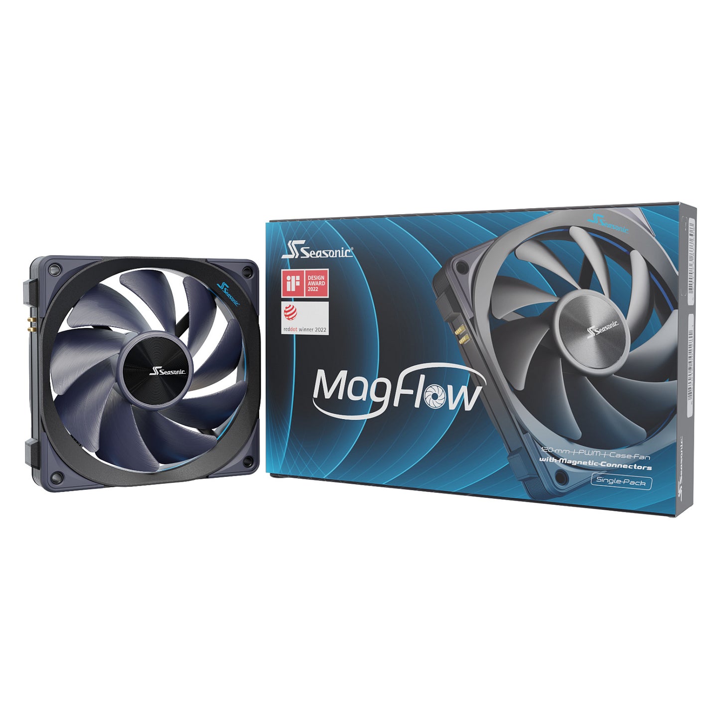 120mm Seasonic MagFlow 1225PWM -1Pack