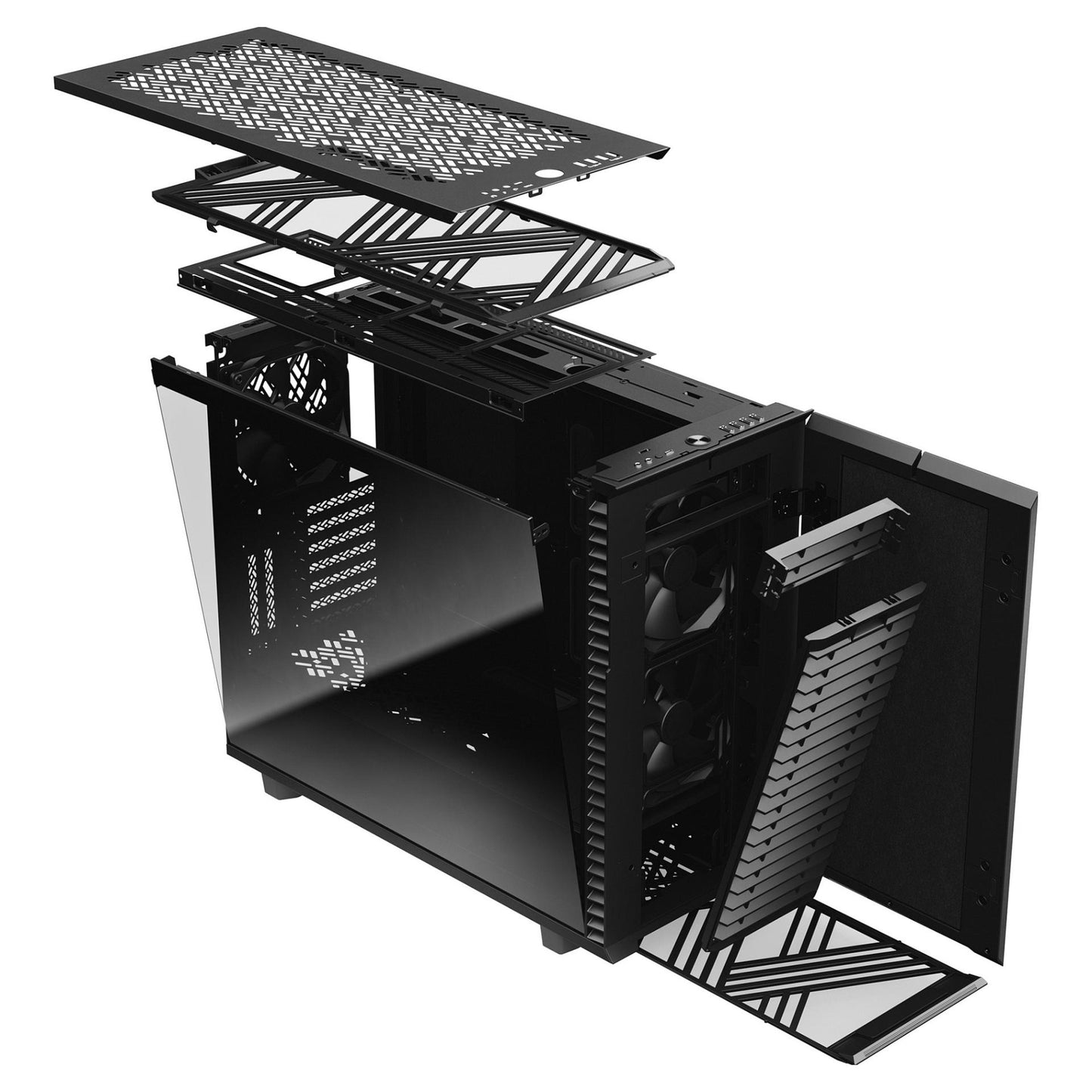 Midi Fractal Design Define 7 Black TGD