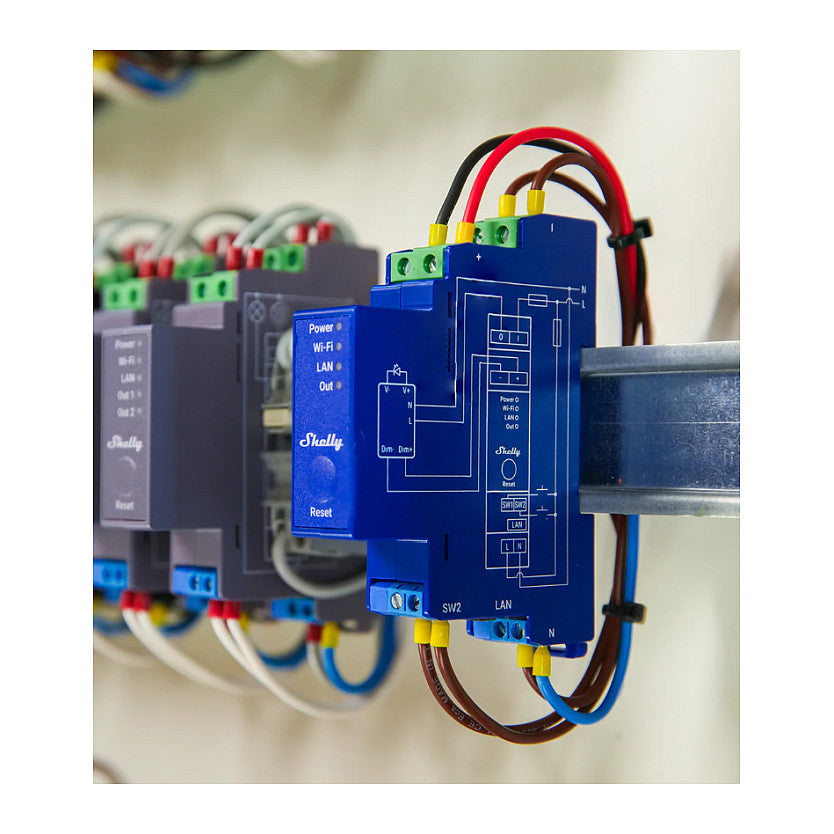 Shelly Relais "Pro Dimmer 0/1-10V PM" WLAN LAN BT Messfunktion DIN-Rail