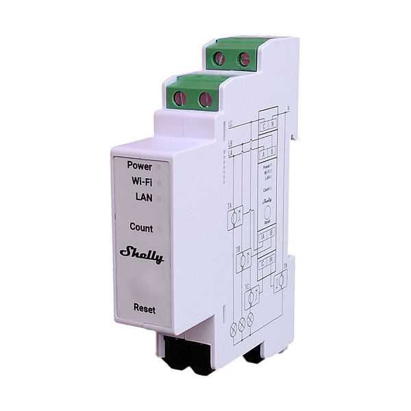 Shelly Relais "Pro 3EM-3CT63" WLAN LAN Stromzähler Inkl. CT Messfunktion BT DIN-Rail