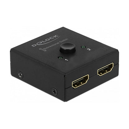 DELOCK HDMI 2 - 1 Umschalter bidirektional 4K 60 Hz kompakt