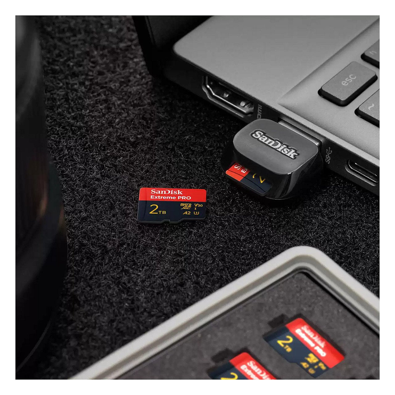 CARD 2TB Sandisk Extreme PRO microsdxc UHS-I V30 A2 Class U3