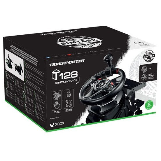 Thrustmaster T128 SimTask Pack - Lenkrad- und Pedale-Set Xbox One. PC. Xbox Series X|S