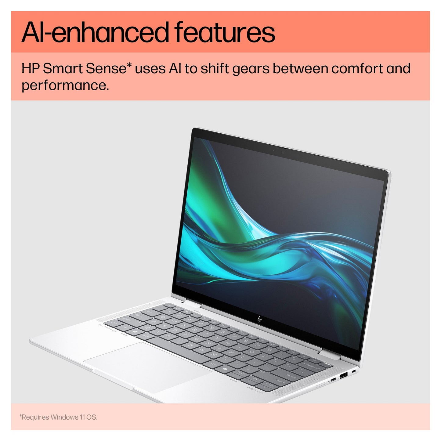 HP Elite x360 1040 G11 Intel Core Ultra 7 155H 35,56cm 14Zoll 2,8k 32GB 1TB/SSD W11P 1J War (DE) LTE 4G