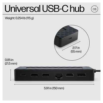 D HP universal USB-C multiport HUB/Laptop Charger