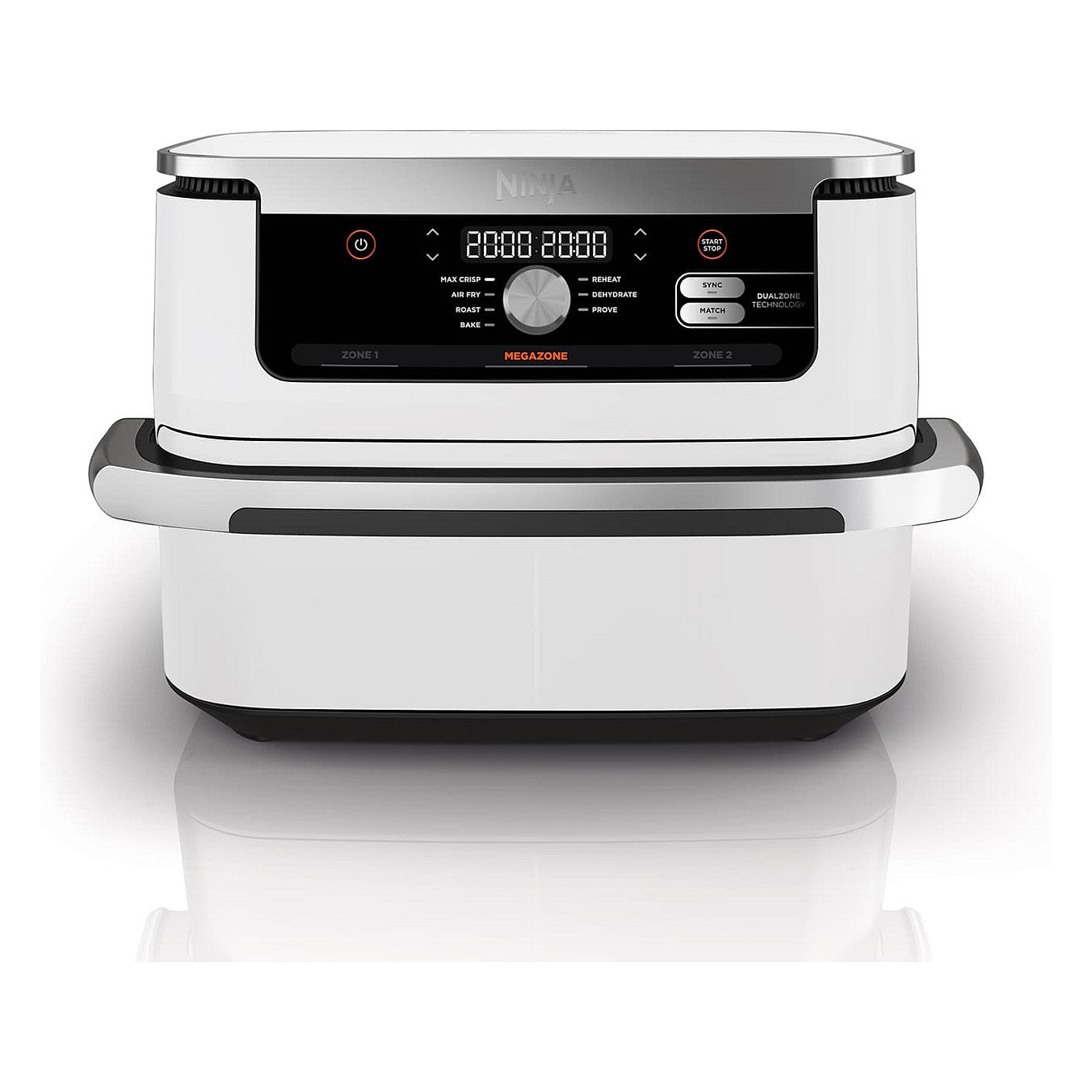 Ninja AF500EUWH Foodi FlexDrawer 10,4L Heißluftfritteuse Weiß