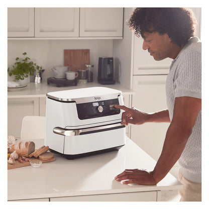 Ninja AF500EUWH Foodi FlexDrawer 10,4L Heißluftfritteuse Weiß