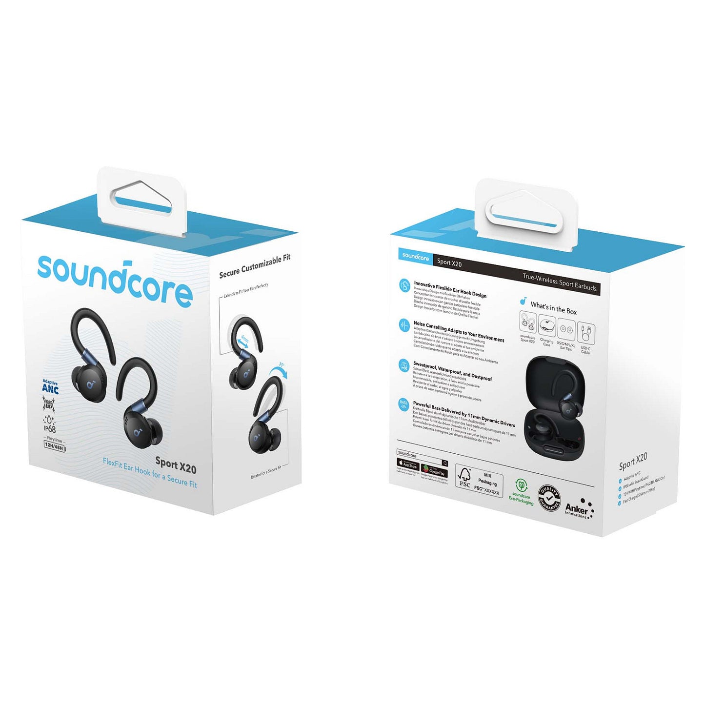 Anker Soundcore Sport X20 true wireless in-Ear Headphones black