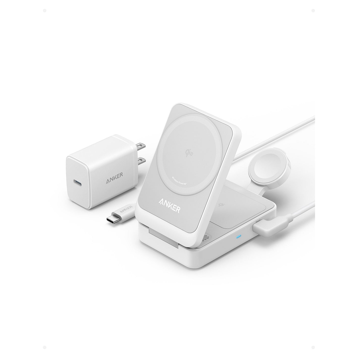 Anker MagGo Wireless Charger 15W 3-in-1 Ladestation