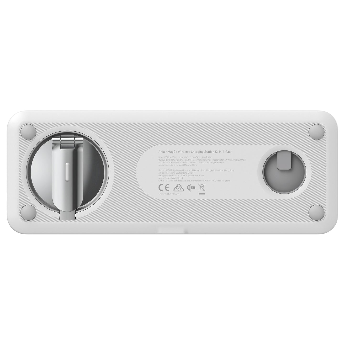 Anker MagGo Magnetic Charger 15W wireless PowerIQ Pad white