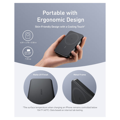 Anker MagGo PowerBank 10.000 mAh Slim magnetic black