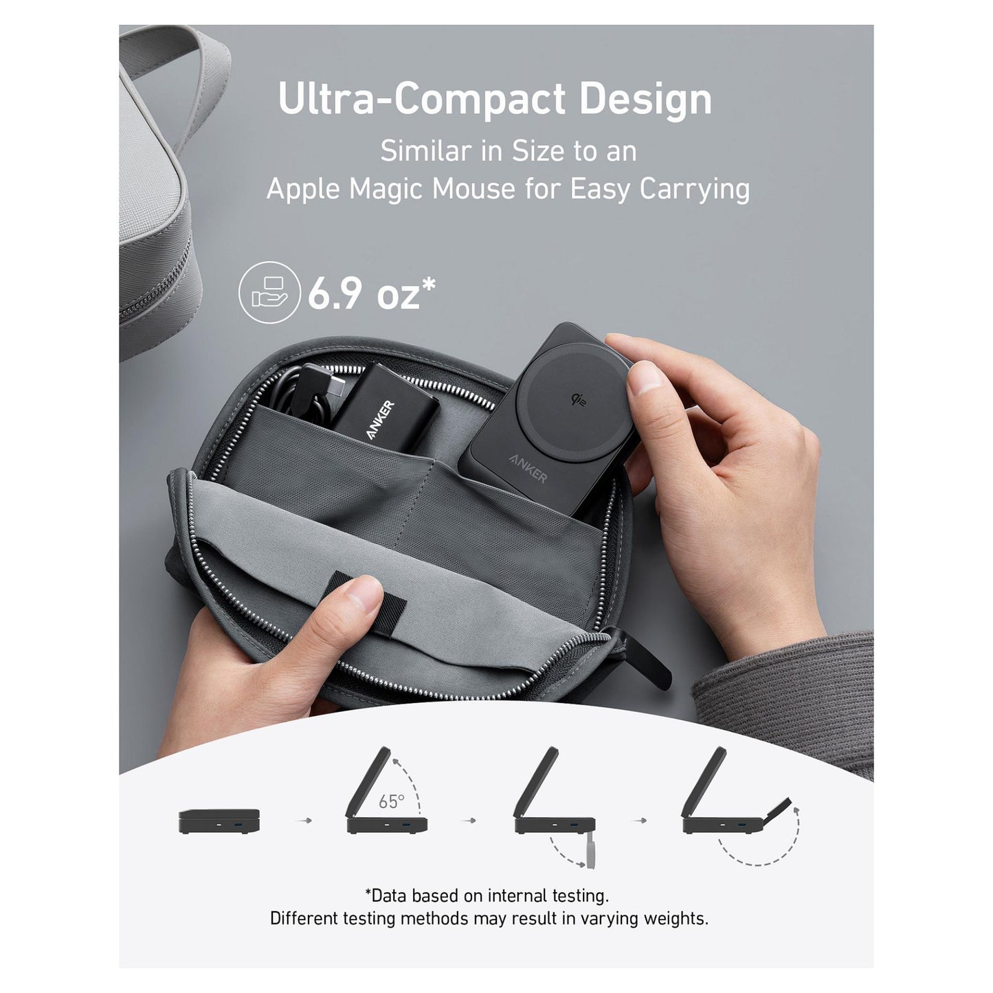 Anker MagGo wireless Charger 15W 3-in-1 black