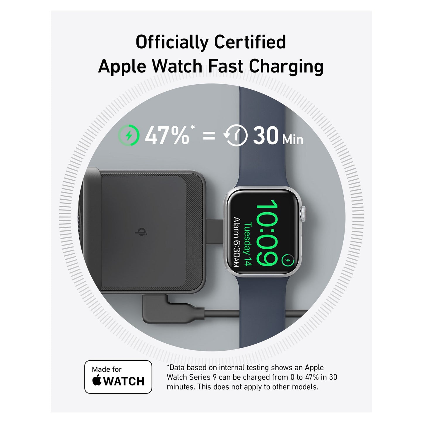 Anker MagGo wireless Charger 15W 3-in-1 black