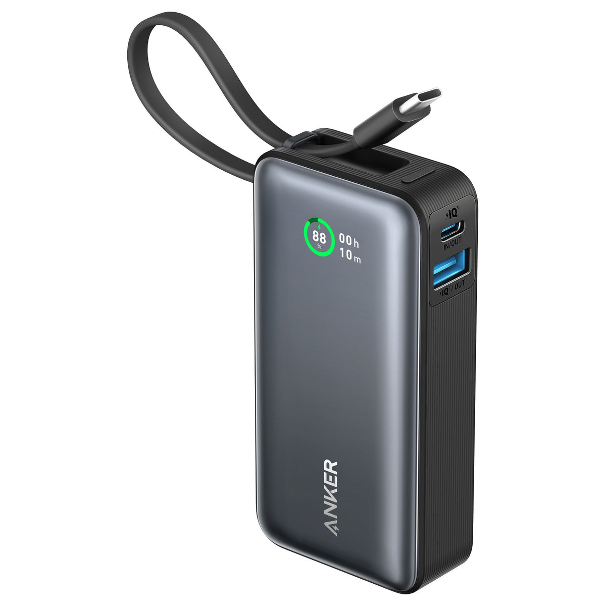Anker 545 Nano PowerBank 10.000 mAh PD 30W inkl. USB-C Kabel black