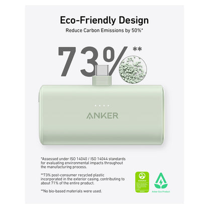 Anker PowerBank Nano 5000 mAh 22,5W 1 x USB-C Port black
